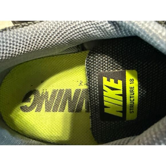 Nike Zoom Structure 18 Sneakers Black Neon Yellow Orange Running Men\'s Size 11.5 main image 10